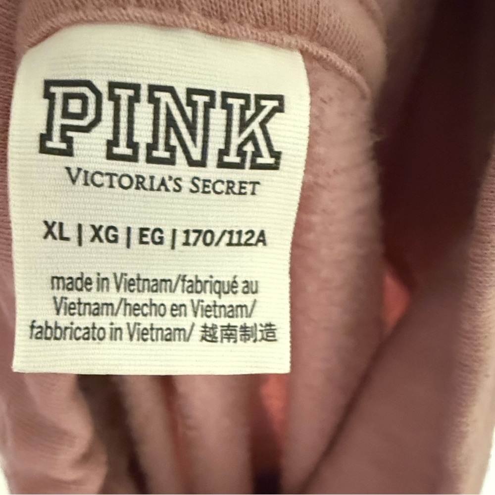 2/$35 Victoria's Secret Pink Bling Cowl Neck Pullover xl - Picture 7 of 9